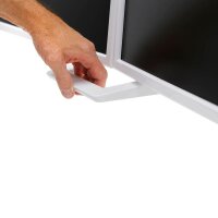 ergotron Monitor-Halterung HX Dual 45-476-216 weiß für 2 Monitore, Tischklemme, Tischbohrung