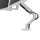 ergotron Monitor-Halterung HX Dual 45-476-216 weiß für 2 Monitore, Tischklemme, Tischbohrung
