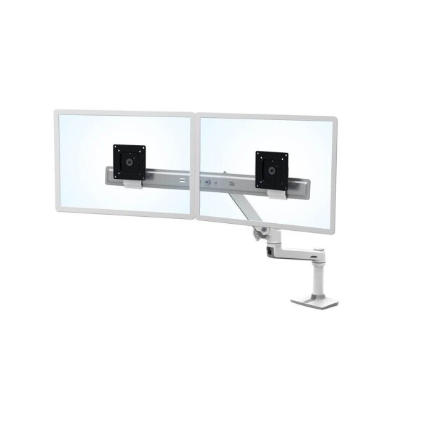 ergotron Monitor-Halterung LX Dual Direct 45-489-216 weiß für 2 Monitore, Tischk