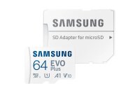 SAMSUNG Speicherkarte microSD EVO PLUS (2024), 64 GB, 1 St.