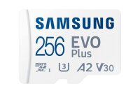 SAMSUNG Speicherkarte microSD EVO PLUS (2024), 256 GB, 1 St.