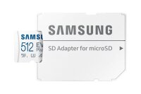 SAMSUNG Speicherkarte microSD EVO PLUS (2024), 512 GB, 1 St.