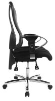 Topstar Bürostuhl Sitness® 90, SITNESSHP BC00 Stoff schwarz, Gestell chrom