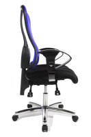 Topstar Bürostuhl Sitness® 90, SITNESSHP BC08 Stoff blau, Gestell chrom