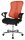 Topstar Bürostuhl Sitness® 90, SITNESSHP BC01 Stoff orange, Gestell chrom