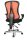 Topstar Bürostuhl Sitness® 90, SITNESSHP BC01 Stoff orange, Gestell chrom