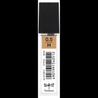 Tombow Feinminen-Bleistiftminen schwarz H 0,5 mm, 12 St.
