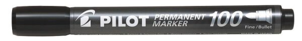 PILOT 100 Permanentmarker schwarz 1,0 mm, 1 St.