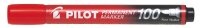 PILOT 100 Permanentmarker rot 1,0 mm, 1 St.