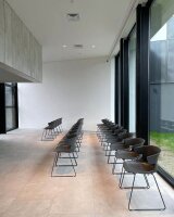 Quadrifoglio Besucherstuhl COVE OCOVEV02/13AA dunkelgrau Kunststoff, 1 St.