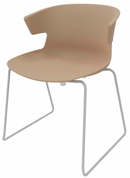 Quadrifoglio Besucherstuhl COVE OCOVEV02/2P9G beige Kunststoff, 1 St.