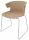 Quadrifoglio Besucherstuhl COVE OCOVEV02/2P9G beige Kunststoff, 1 St.