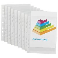 DURABLE Prospekthüllen DIN A5 glasklar glatt 0,06...