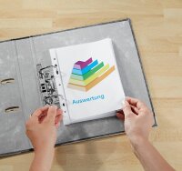 DURABLE Prospekthüllen DIN A5 glasklar glatt 0,06 mm, 100 St.