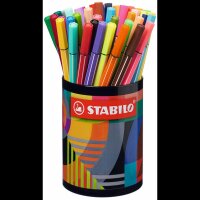 STABILO Pen 68 Filzstifte farbsortiert, 45 St.