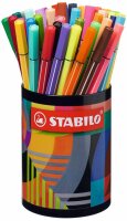 STABILO Pen 68 Filzstifte farbsortiert, 45 St.