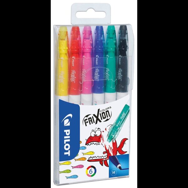 PILOT FRIXION COLORS Filzstift farbsortiert, 6 St.