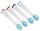 Genius Genius Dental Hydro Fusion Medium/Standard Zahnbürstenaufsätze, 4 St.