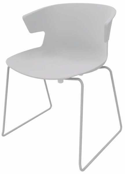 Quadrifoglio Besucherstuhl COVE OCOVEV02/13H9 grau Kunststoff, 1 St.
