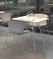 Quadrifoglio Besucherstuhl COVE OCOVEV02/13H9 grau Kunststoff, 1 St.