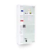 relaxdays Medizinschrank EMERGENCY XXL ohne Norm weiß