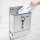 relaxdays Briefkasten 10018448_0 silber