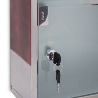 relaxdays Medizinschrank EMERGENCY Edelstahl XL ohne Norm silber