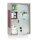 relaxdays Medizinschrank EMERGENCY Edelstahl XL ohne Norm silber
