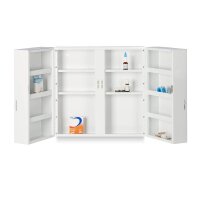 relaxdays Medizinschrank XXL Premium ohne Norm weiß