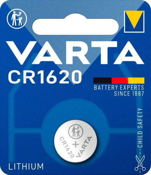 VARTA Knopfzelle CR1620 Lithium 3,0 V, 1 St.