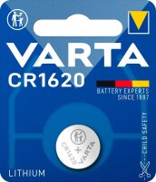VARTA Knopfzelle CR1620 Lithium 3,0 V, 1 St.