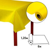 5 PROnappe Tischdecke gelb 1,2 x 6,0 m