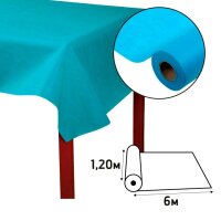 5 PROnappe Tischdecke türkis 1,2 x 6,0 m