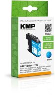 KMP B62CX cyan Druckerpatrone kompatibel zu brother LC-223C