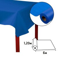 5 PROnappe Tischdecke marineblau 1,2 x 6,0 m