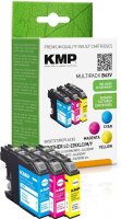KMP B63V cyan, magenta, gelb Druckerpatronen kompatibel...