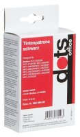 dots  schwarz Druckerpatrone kompatibel zu brother LC-223BK