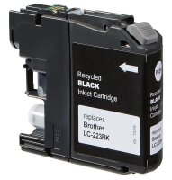 dots  schwarz Druckerpatrone kompatibel zu brother LC-223BK