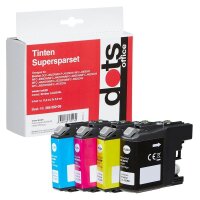dots  schwarz, cyan, magenta, gelb Druckerpatronen...