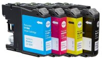 dots  schwarz, cyan, magenta, gelb Druckerpatronen kompatibel zu brother LC-223BK, LC-223C, LC-223M, LC-223Y, 4er-Set