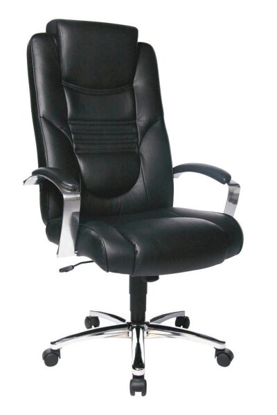 Topstar Chefsessel Soft Lux, 8329D60 Kunstleder schwarz, Gestell chrom