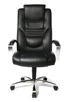 Topstar Chefsessel Soft Lux, 8329D60 Kunstleder schwarz, Gestell chrom