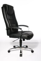 Topstar Chefsessel Soft Lux, 8329D60 Kunstleder schwarz, Gestell chrom