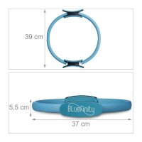 relaxdays Pilates-Ring blau