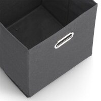 Zeller Aufbewahrungsbox 30,0 l schwarz 32,0 x 32,0 x 32,0 cm, 1 St.