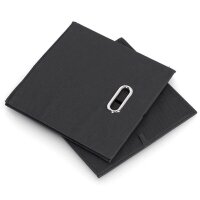 Zeller Aufbewahrungsbox 30,0 l schwarz 32,0 x 32,0 x 32,0 cm, 1 St.