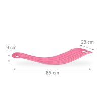 relaxdays Balance-Board pink 65,0 x 28,0 x 9,0 cm