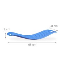 relaxdays Balance-Board blau 65,0 x 28,0 x 9,0 cm