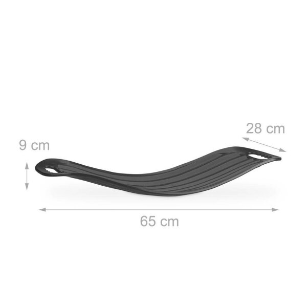relaxdays Balance-Board schwarz 65,0 x 28,0 x 9,0 cm
