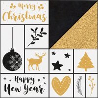 folia Motivstempel-Set Weihnachten